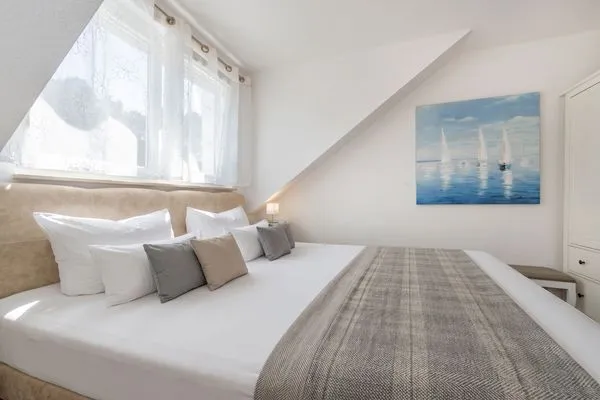 Schlafzimmer  Ferienwohunung Dünenwald