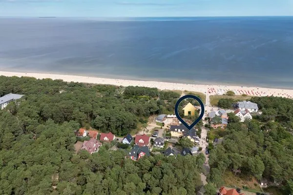 Vogelperspektive  Ferienwohunung Dünenwald