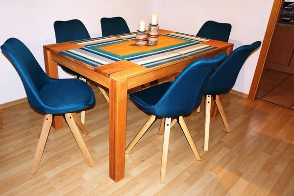 Wohnzimmer Feriendorf Hochbergle Haus 142 - Lechseeblick