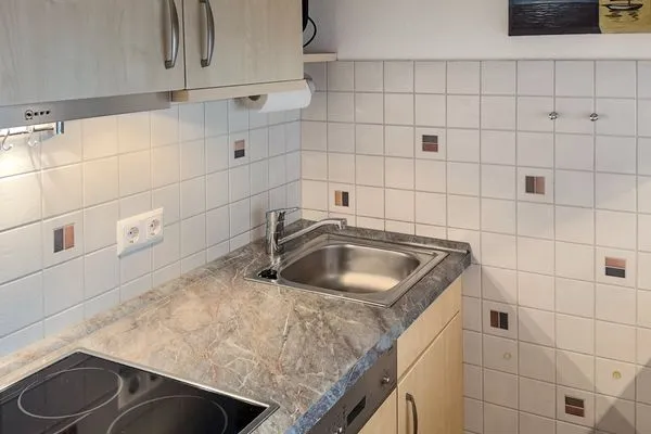 Küche / Küchenzeile  Ferienwohnung *Meeresleuchten*