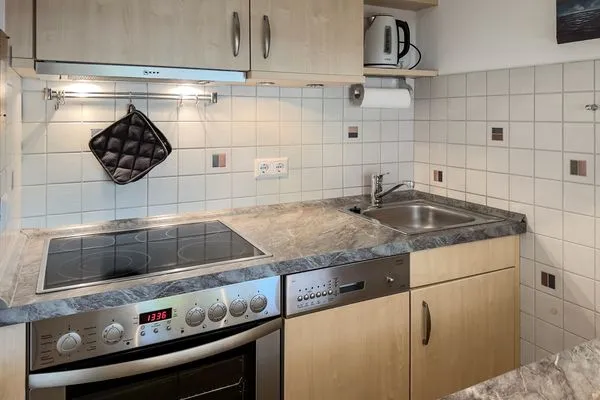 Küche / Küchenzeile  Ferienwohnung *Meeresleuchten*