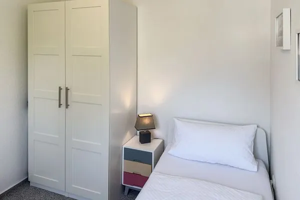 Schlafzimmer  Ferienwohnung *Meeresleuchten*