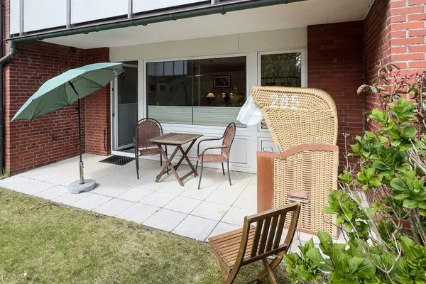 Terrasse  Ferienwohnung *Meeresleuchten*