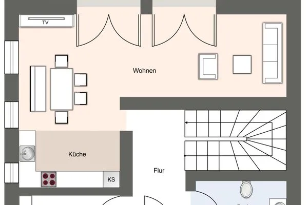 Reetdachhaus Vesterhav Reetdachhaus Vesterhav SPO Boehl - Grundriss