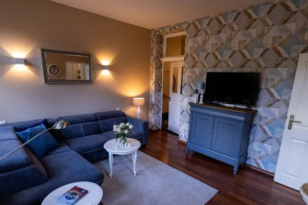 Wohnzimmer  Ferienwohnung LOTTTALEBEN 1