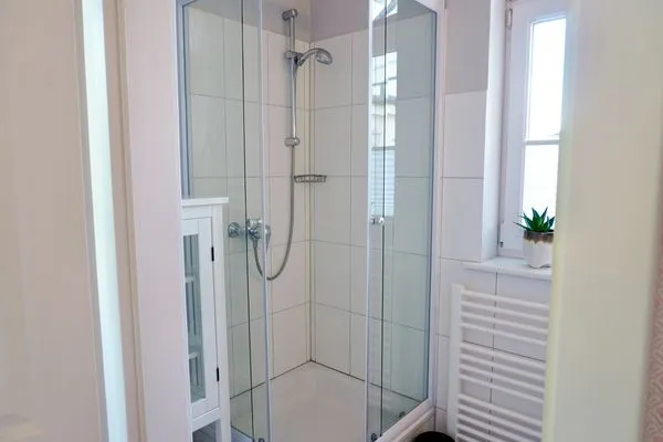 Badezimmer  Ferienwohnung LOTTTALEBEN 2