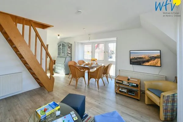Wohnzimmer Haus Tide Ferienwohnung Bremer