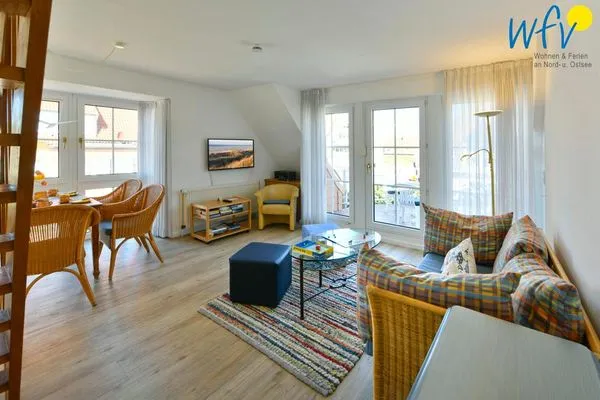 Wohnzimmer Haus Tide Ferienwohnung Bremer