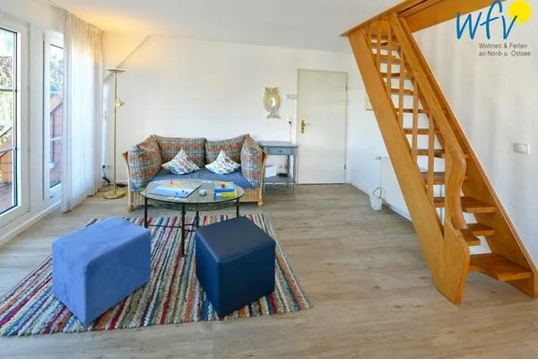 Wohnzimmer Haus Tide Ferienwohnung Bremer