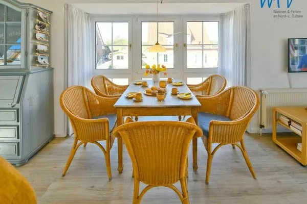 Essbereich Haus Tide Ferienwohnung Bremer