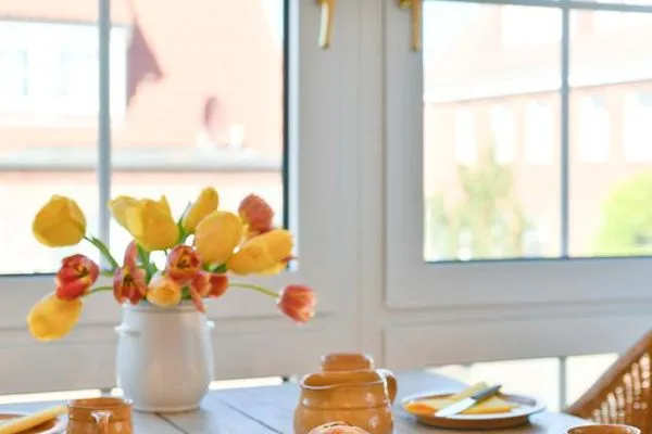 Wohnzimmer Haus Tide Ferienwohnung Bremer