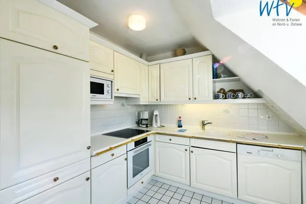Küche / Küchenzeile Haus Tide Ferienwohnung Bremer