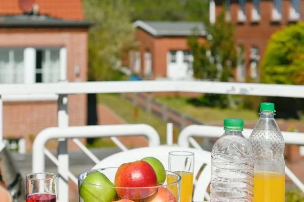 Balkon Haus Tide Ferienwohnung Bremer
