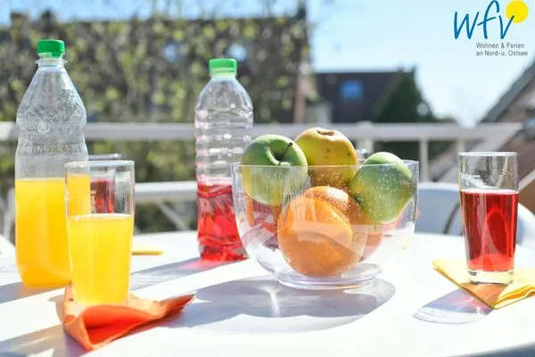 Balkon Haus Tide Ferienwohnung Bremer
