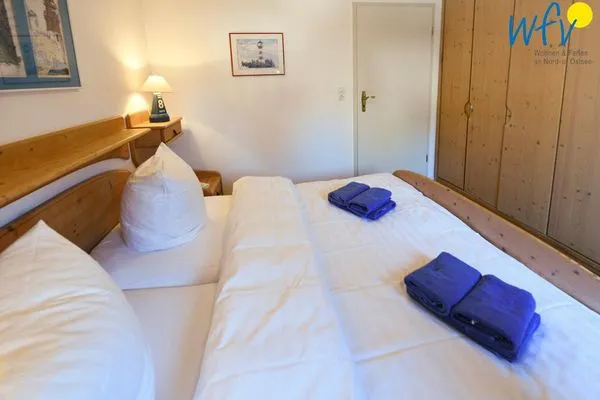 Schlafzimmer Haus Tide Ferienwohnung Bremer