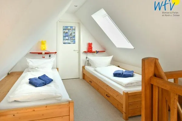 Schlafzimmer Haus Tide Ferienwohnung Bremer