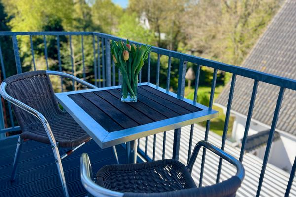 FH Tannenwieck - FH Tannenwieck/ Ferienwohnung Seeadler (DG)  - Balkon