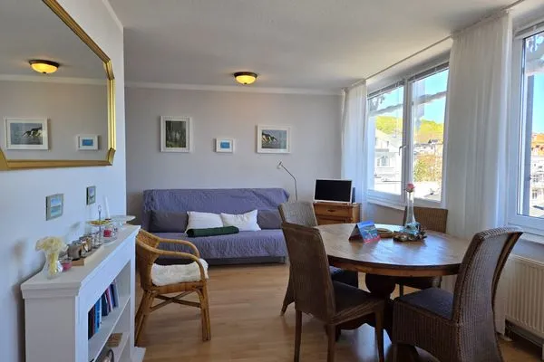 Wohnzimmer  Villa Seeblick App. 308 - mit herrlichem Meerblick