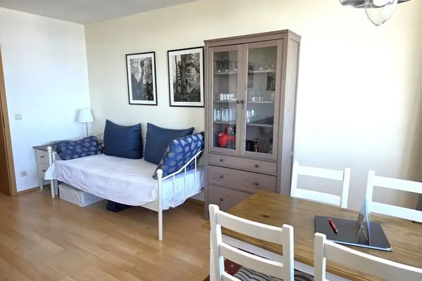 Wohnzimmer  Villa Seeblick App. 408 mit herrlichem Meerblick in Sassnitz auf Rügen