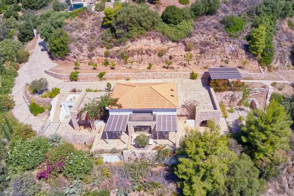 Vogelperspektive  Villa Ammoudi