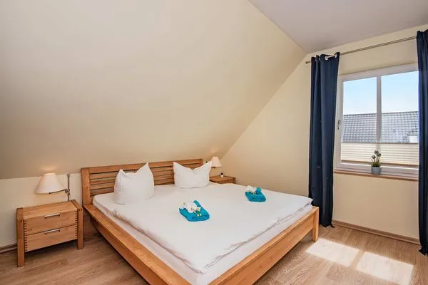 Schlafzimmer  Ferienhaus Angela 1