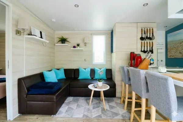 Wohnzimmer  Ferienbungalow "Ostseehaus Sophie" - direkt hinter der Düne