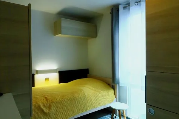 Schlafzimmer  Ferienbungalow "Ostseehaus Sophie" - direkt hinter der Düne