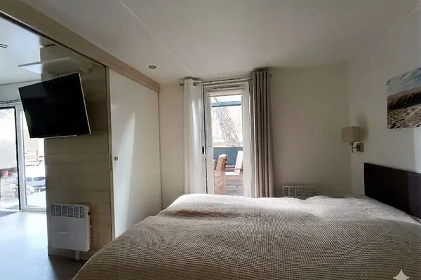 Schlafzimmer  Ferienbungalow "Ostseehaus Sophie" - direkt hinter der Düne