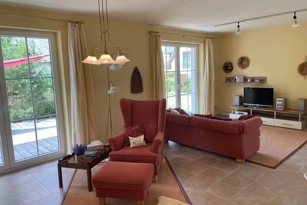 Wohnzimmer  Ferienhaus Lavendel-Quelle