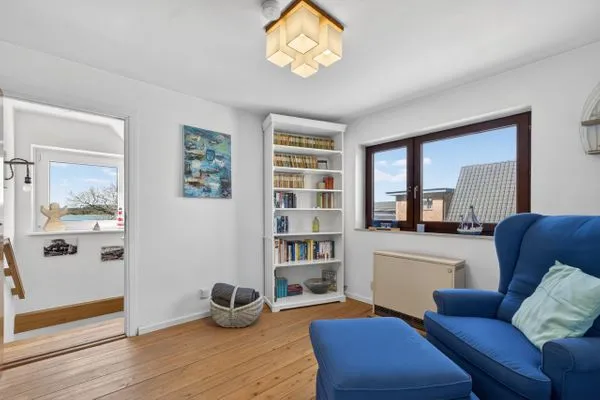 Wohnzimmer  Ferienhaus Friedas Fischerhuus