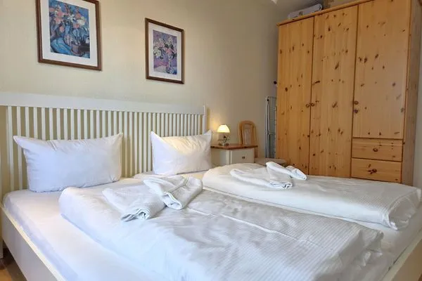 Schlafzimmer  Villa Seeblick App. 409 - mit herrlichem Meerblick
