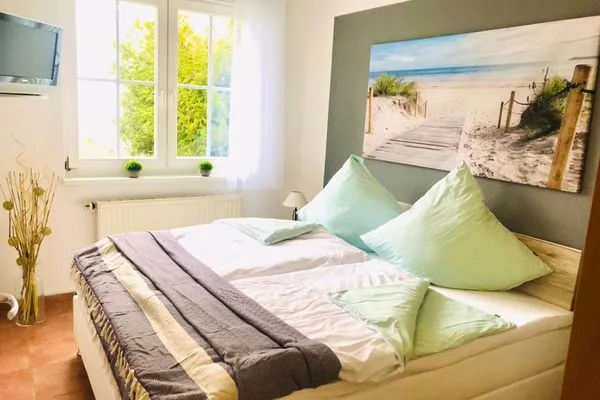 Bett  Ferienwohnung Rügen-Träume