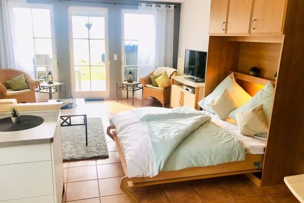 Bett  Ferienwohnung Rügen-Träume