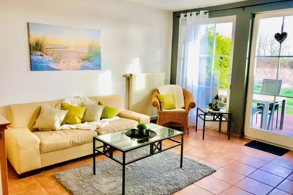 Wohnzimmer  Ferienwohnung Rügen-Träume