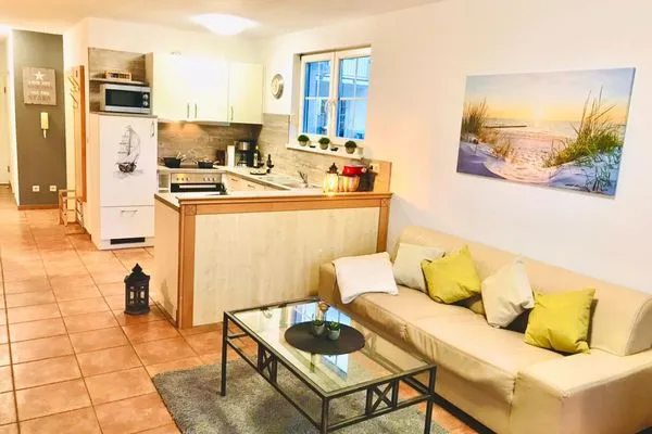 Wohnzimmer  Ferienwohnung Rügen-Träume