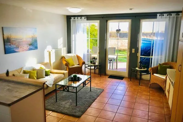 Wohnzimmer  Ferienwohnung Rügen-Träume