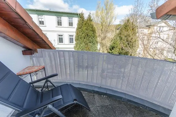 Balkon  Ferienwohnung Amalie in Hafennähe in Sassnitz auf Rügen