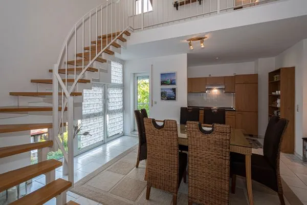 Wohnzimmer  Ferienwohnung Amalie in Hafennähe in Sassnitz auf Rügen