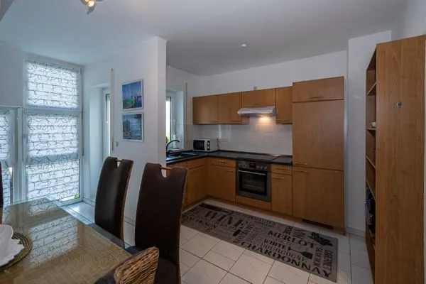 Küche / Küchenzeile  Ferienwohnung Amalie in Hafennähe in Sassnitz auf Rügen
