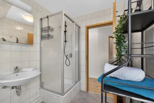 Badezimmer  Ferienhaus zwischen Fjord und Meer