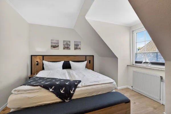 Schlafzimmer  Ferienhaus zwischen Fjord und Meer