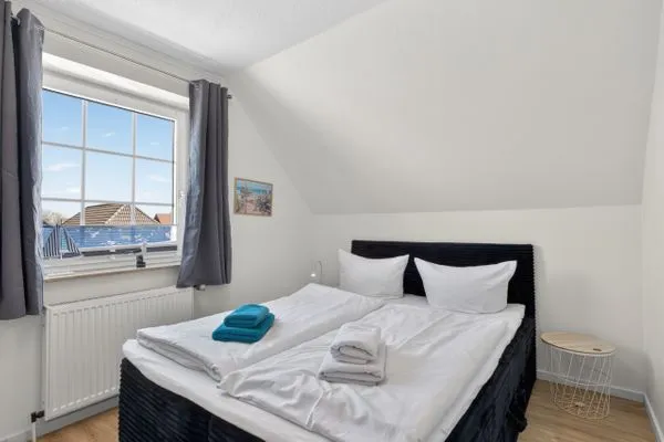 Schlafzimmer  Ferienhaus zwischen Fjord und Meer