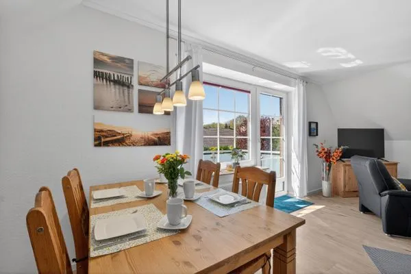 Wohnzimmer  Ferienhaus zwischen Fjord und Meer