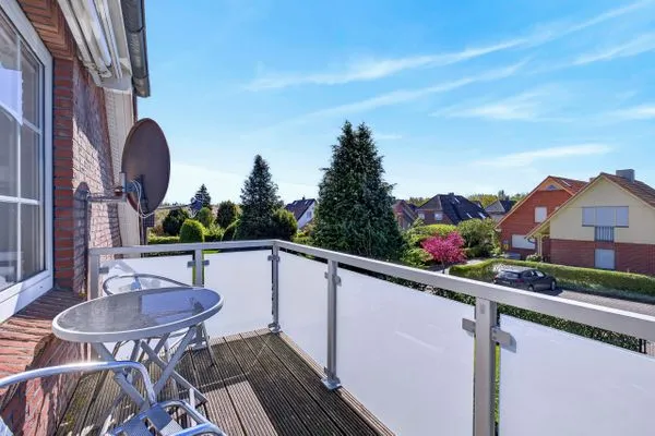 Balkon  Ferienhaus zwischen Fjord und Meer