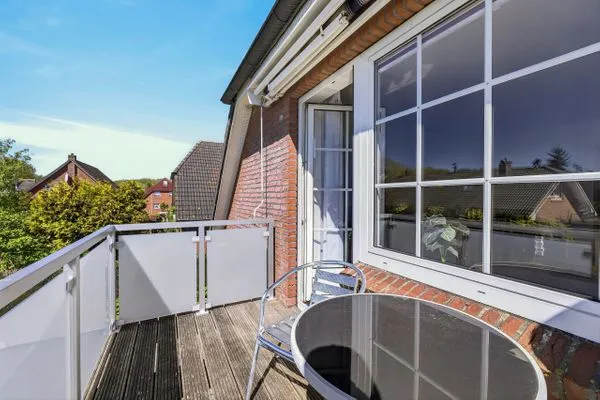 Balkon  Ferienhaus zwischen Fjord und Meer