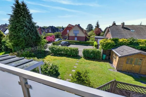 Gartenblick  Ferienhaus zwischen Fjord und Meer