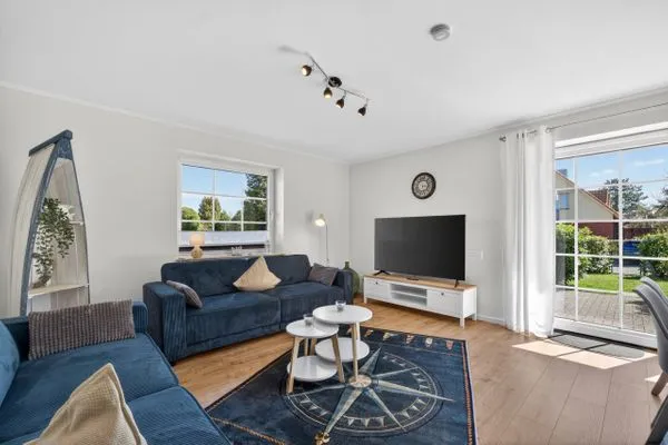 Wohnzimmer  Ferienhaus zwischen Fjord und Meer