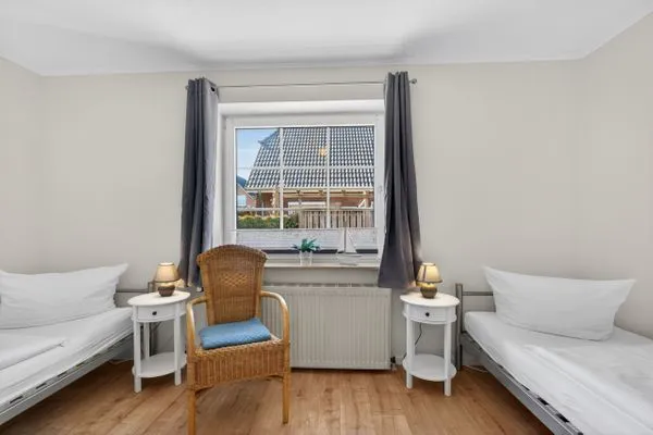 Schlafzimmer  Ferienhaus zwischen Fjord und Meer