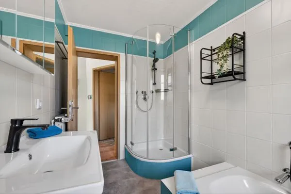 Badezimmer  Ferienhaus zwischen Fjord und Meer
