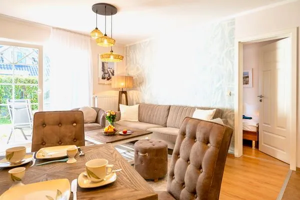 Blick in den Wohnbereich  Villa Carpe Diem - Wohnung 2